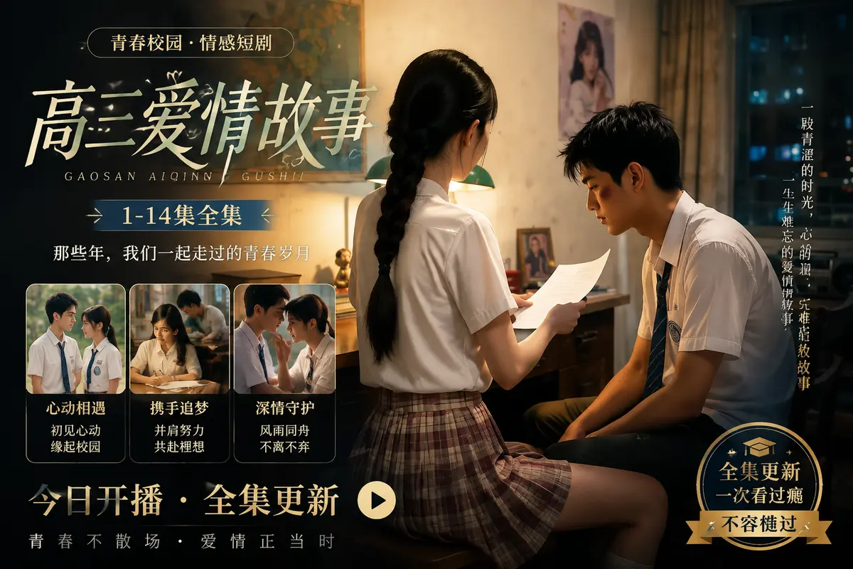 《高三爱情故事》AI短剧无删减全集免费观看-黄豆魔改真人版蓝光修复中字版-百度云盘直链下载-高清零卡顿全程高能-《ai短剧高三爱情故事》在线点播